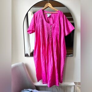 PARAGON | cotton weekender dress | size 1x